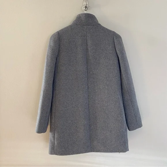 J. CREW MERCANTILE City Coat in Grey Size 2 - Picture 7 of 12